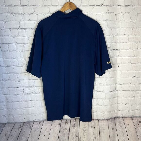Naval Academy Nike Dri-Fit Blue Short Sleeve Golf Polo Shirt Medium - Picture 6 of 12